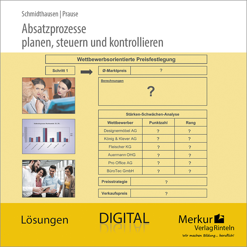 Absatzprozesse planen, steuern und kontrollieren - digitales Lehrerbegleitmaterial