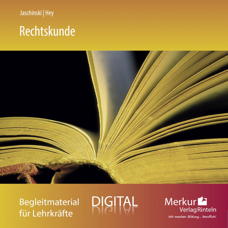 Rechtskunde - digitales Lehrerbegleitmaterial