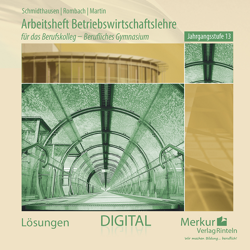 Arbeitsheft Betriebswirtschaftslehre für das Berufskolleg - Berufliches Gymnasium - Jahrgangsstufe 13 - digitales Lehrerbegleitmaterial