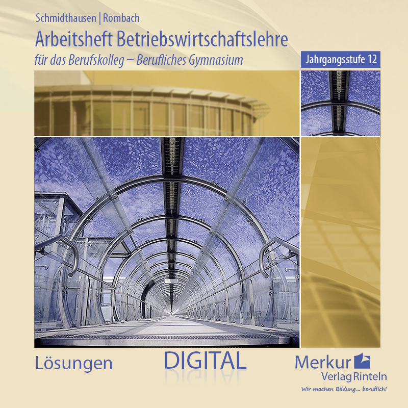 Arbeitsheft Betriebswirtschaftslehre für das Berufskolleg - Berufliches Gymnasium - Jahrgangsstufe 12 - digitales Lehrerbegleitmaterial