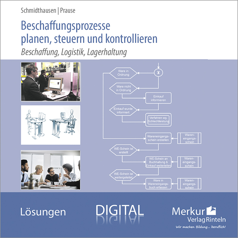 Beschaffungsprozesse planen, steuern, kontrollieren - digitales Lehrerbegleitmaterial