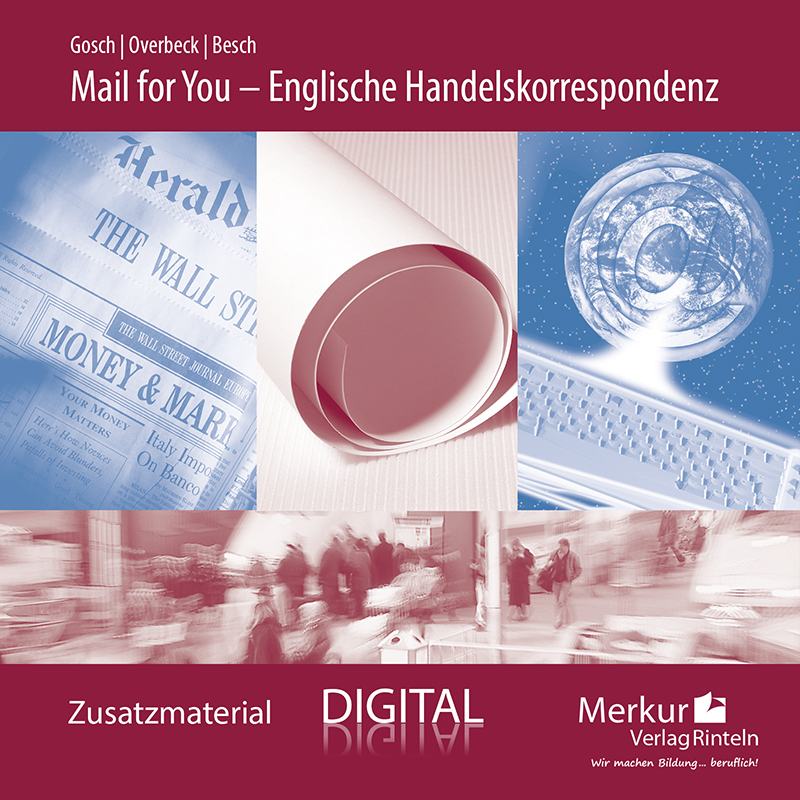 Mail for You Englische Handelskorrespondenz - digitales Lehrerbegleitmaterial mit Übungen u. Tests