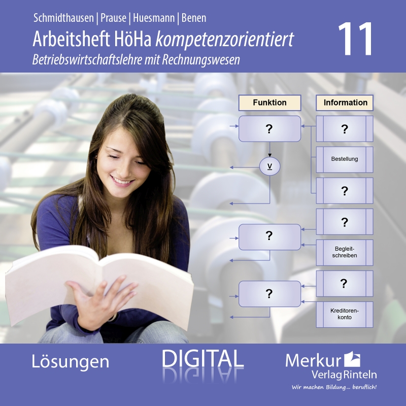 Arbeitsheft HöHa - kompetenzorientiert Betriebswirtschaftslehre mit Rechnungswesen Klasse 11 - digitales Lehrerbegleitmaterial