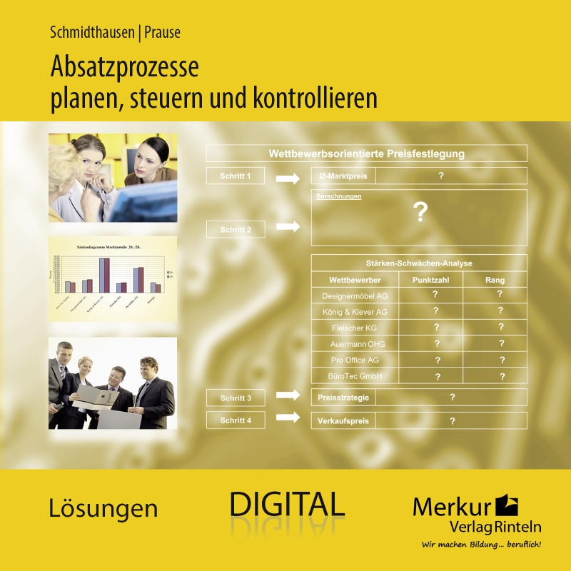 Absatzprozesse planen, steuern und kontrollieren - digitales Lehrerbegleitmaterial